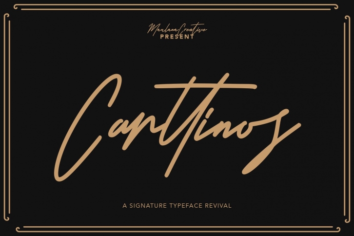 Carttinos Signature Typeface Font Download