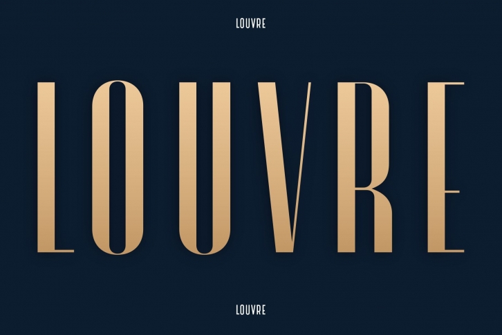 Louvre Display Font Font Download