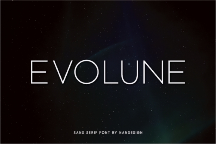 Evolune Font Download