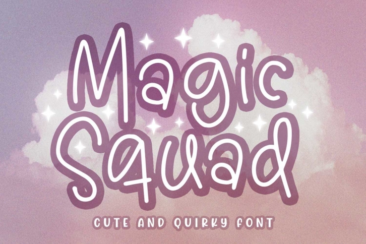 Magic Squad - Cute and Quirky Font Font Download
