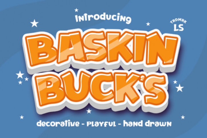 Baskin Bucks Font Download