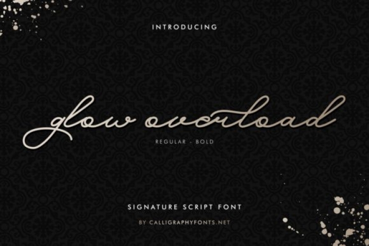 Glow Overload Font Download