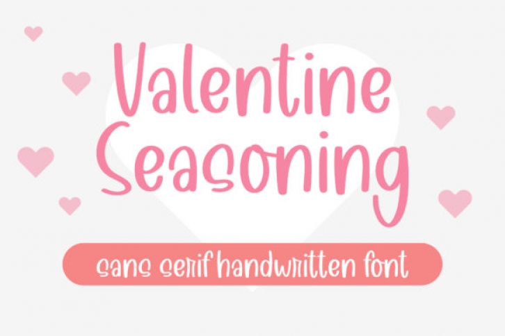 Valentine Seasoning Font Download