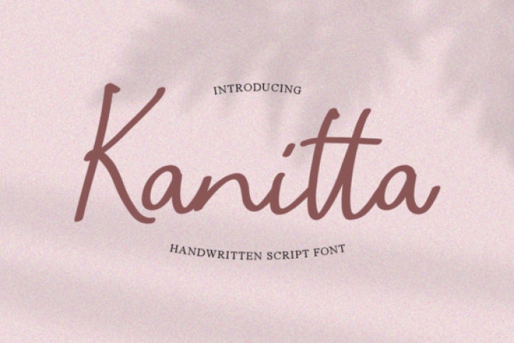 Kanitta Font Download