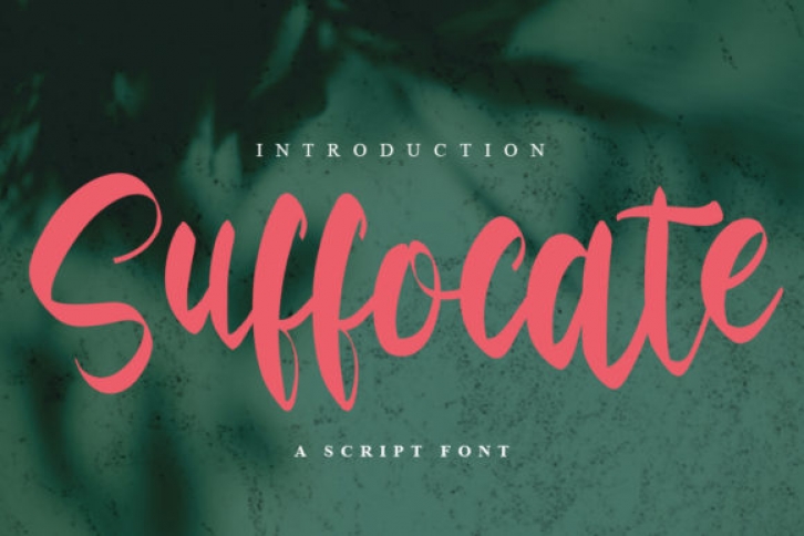 Suffocate Font Download