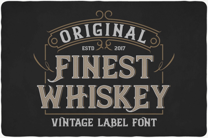 Finest Whiskey Typeface Font Download