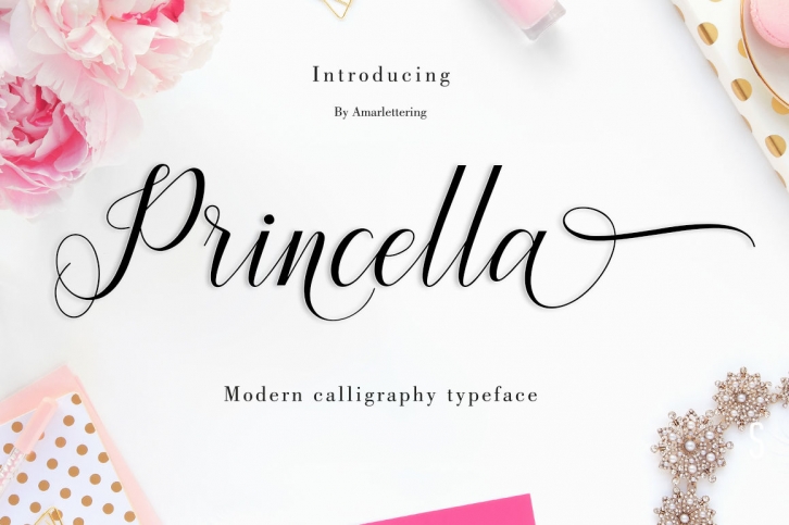 Princella Script | 6 Font Font Download