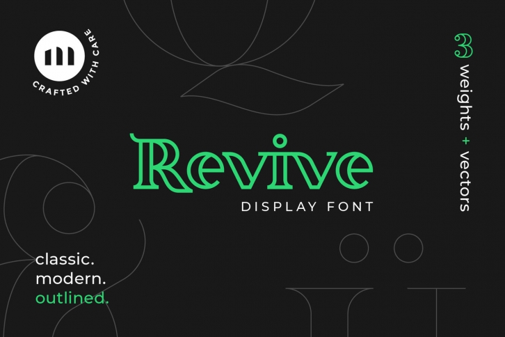 Revive Display Font Font Download