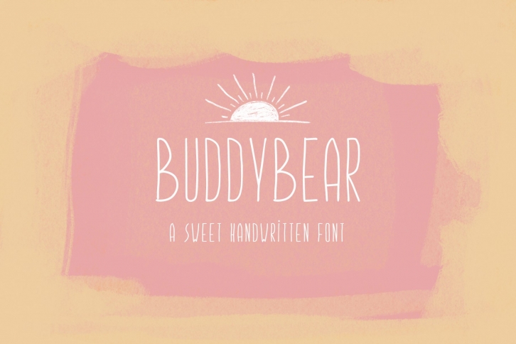 Buddy Bear - Handwritten Font Font Download