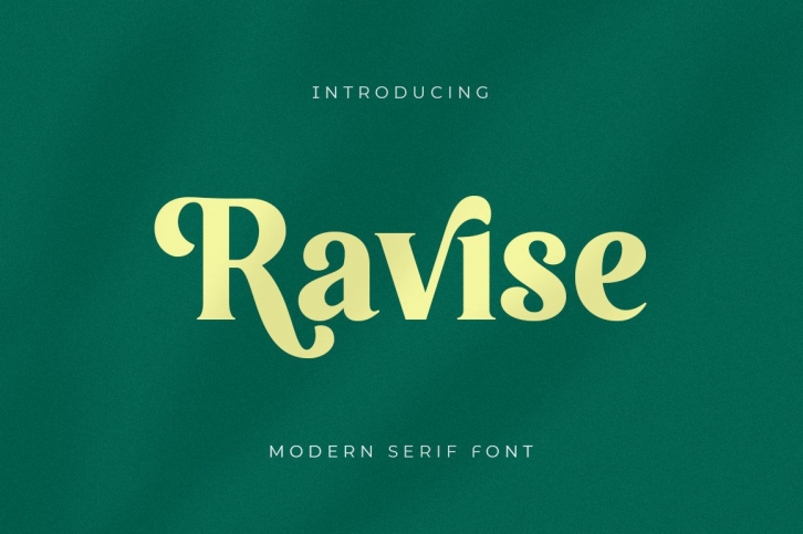 Ravise - Modern Serif Font Download