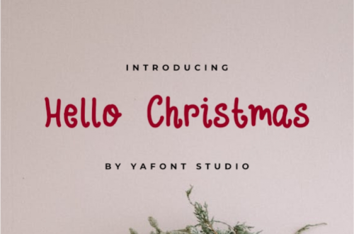 Hellow Christmas Font Download