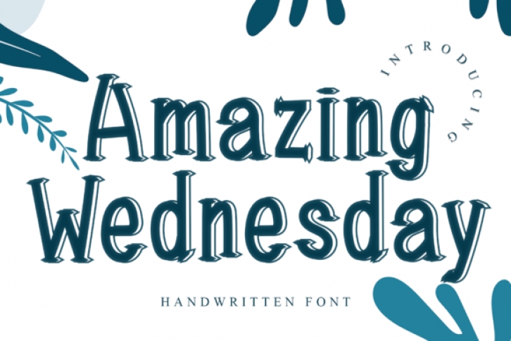 Amazing Wednesday Font Download