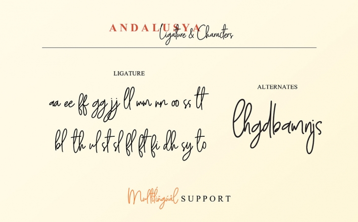 Andalusya Handwritten Font Font Download