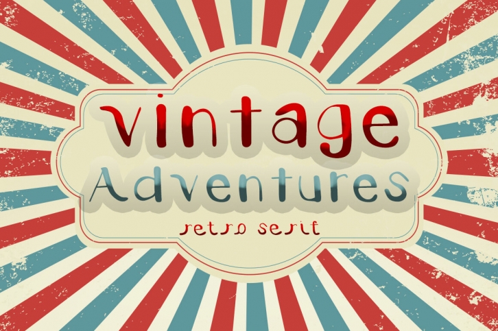 Vintage Adventures - Retro Serif Font Download