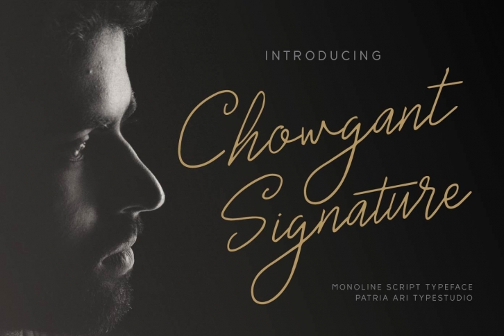 Chowgant Signature Font Download