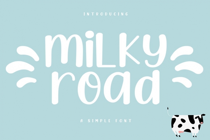 milkyroad - A Simple Font Font Download