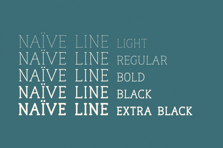Naive Line Font Pack Font Download