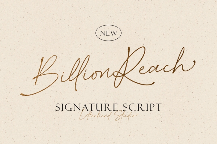Billion Reach - Signature Script Font Download