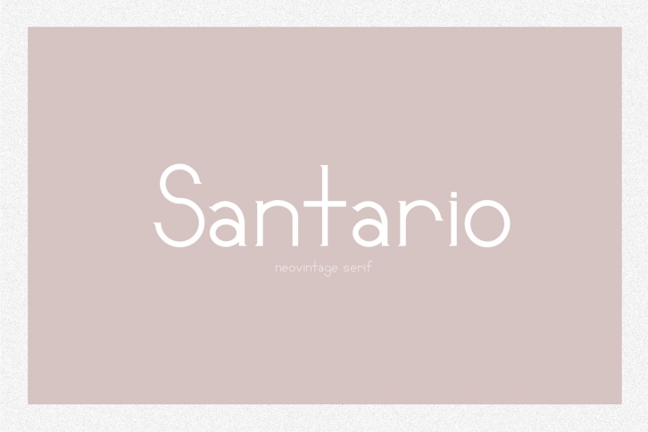 Santario | a serif font Font Download
