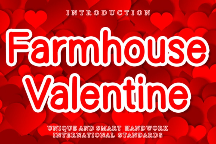 Farmhouse Valentine Font Download