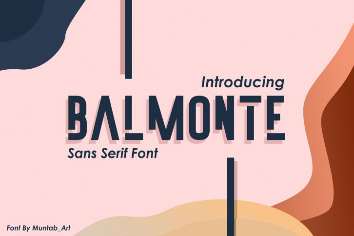 Balmonte | Modern Font Font Download