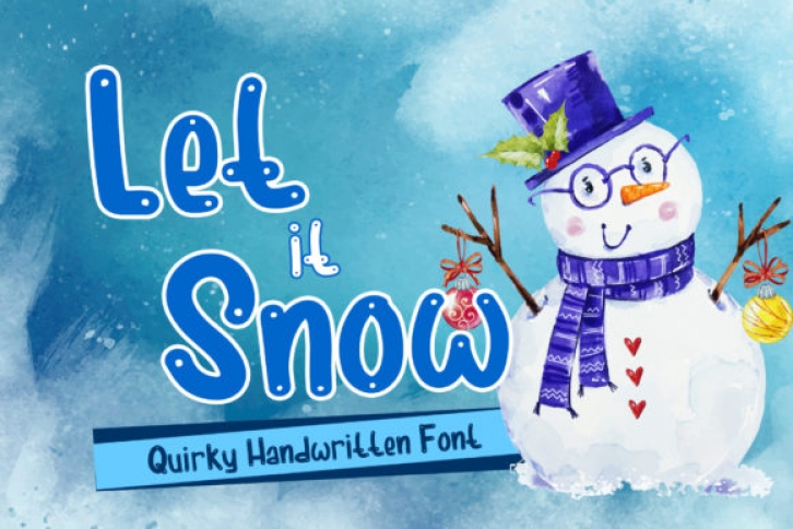 Let It Snow Font Download