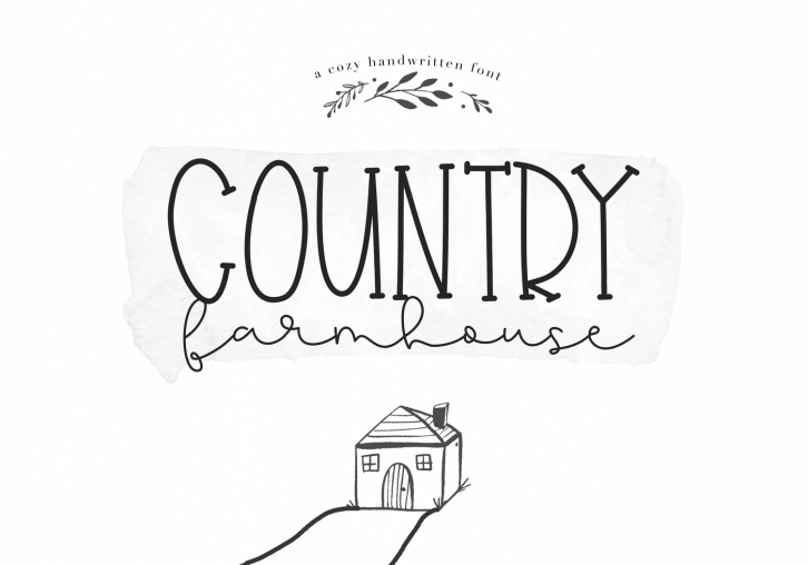 Country Farmhouse - A Script & Serif Duo Font Font Download