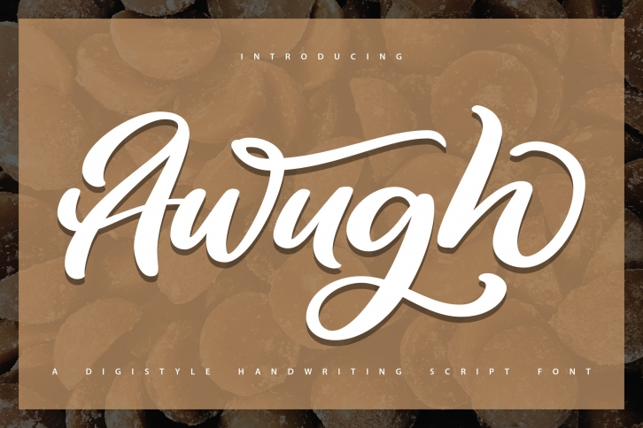 Awugh | Handwriting Script Font Font Download