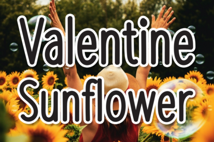 Valentine Sunflower Font Download