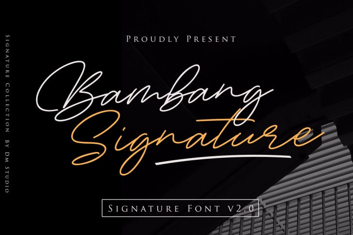 Bambang Signature V2.0 - Signature Font Font Download