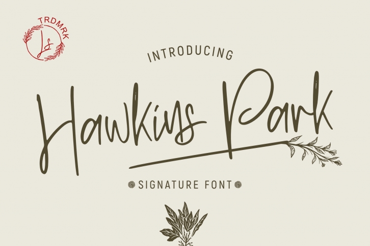 Hawkins park Font Download