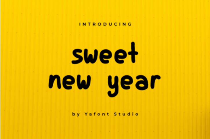 Sweet New Year Font Download