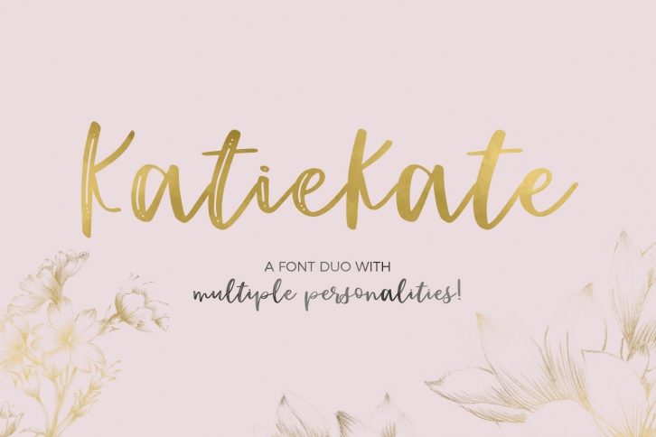 Katie Kate Font Duo Font Download
