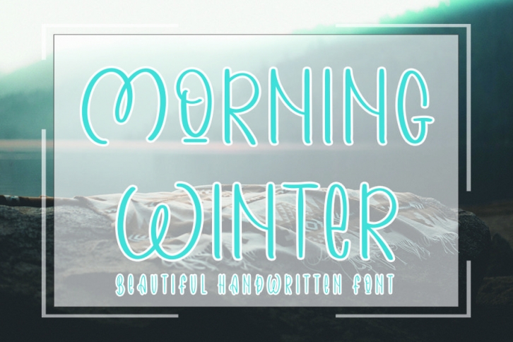 Morning Winter - Beautiful Handwritten Font Font Download