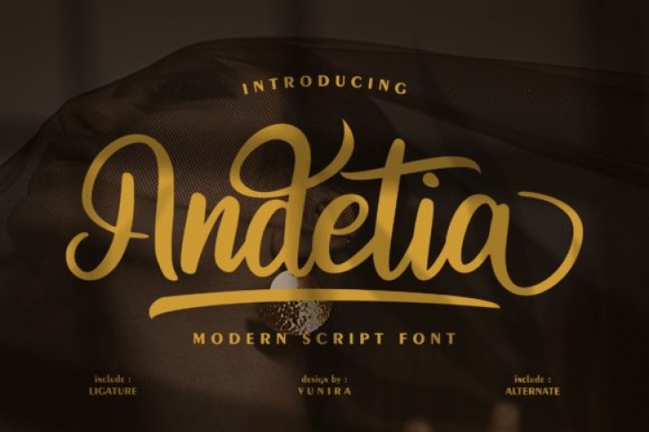 Andetia Font Download