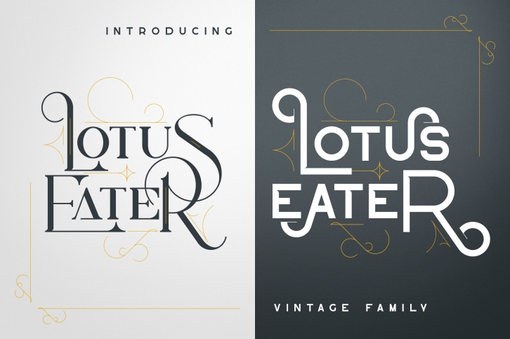 Lotus Eater - Vintage Family Font Download