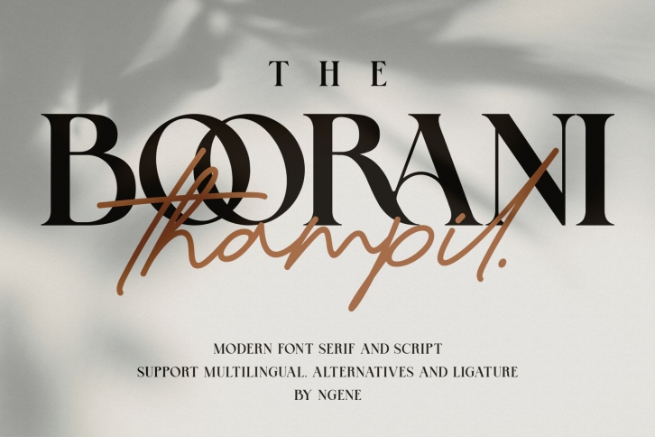 The Boorani Thampil (Font Duo) Font Download