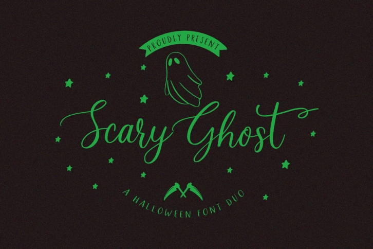 Scary Ghost | Halloween Font Duo Font Download
