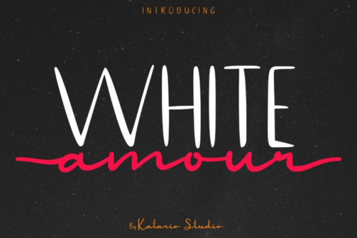White Amour Font Download