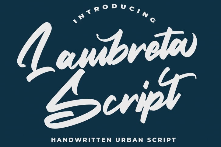 Lambreta Script Font Font Download