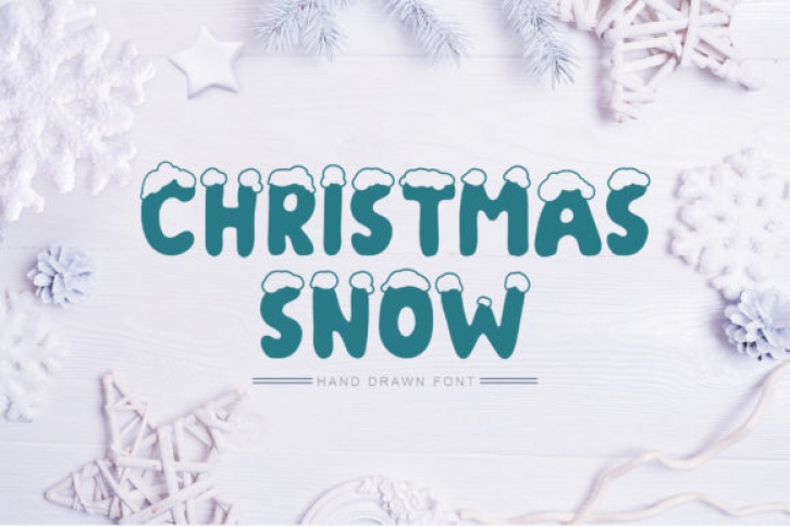 Christmas Snow Font Download