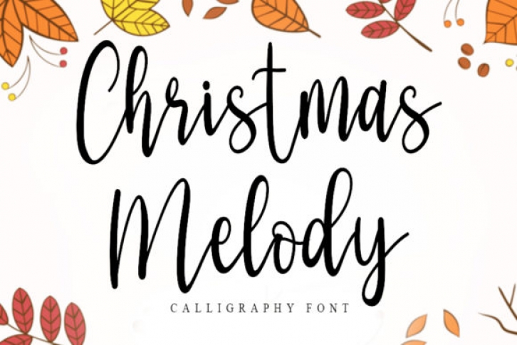 Christmas Melody Font Download