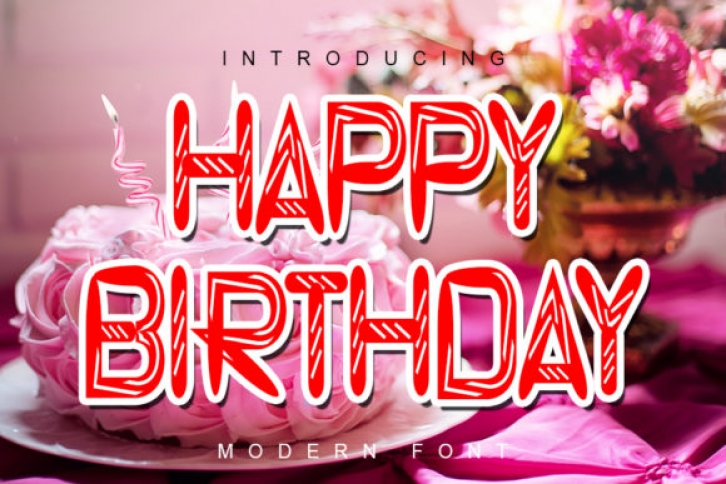 Happy Birthday Font Download