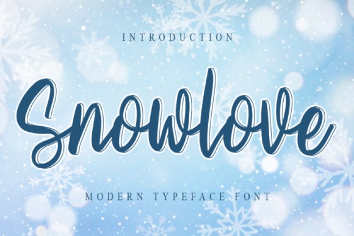 Snowlove Font Download