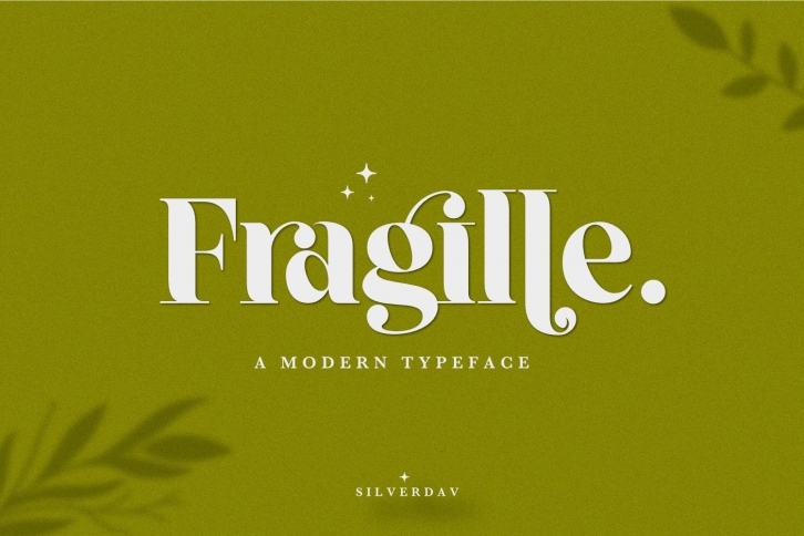 Fragille - A Modern Serif Typeface Font Download