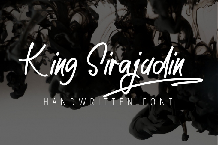 King Sirajudian - Elegant Handwritten Font Font Download