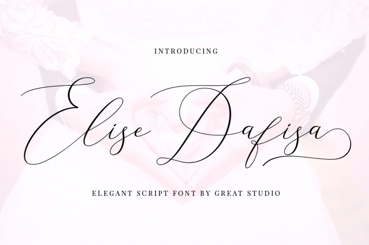 Elise Dafisa - Elegant Script Font Font Download