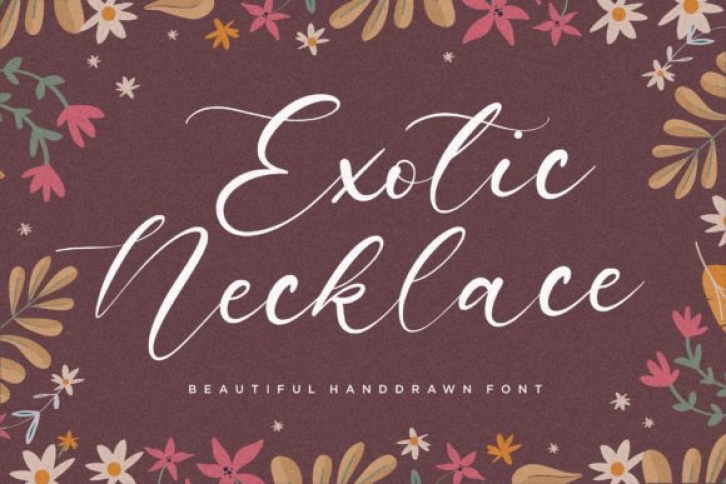Exotic Necklace Font Download