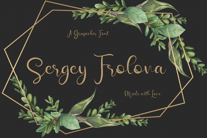 Sergey Frolova Font Download