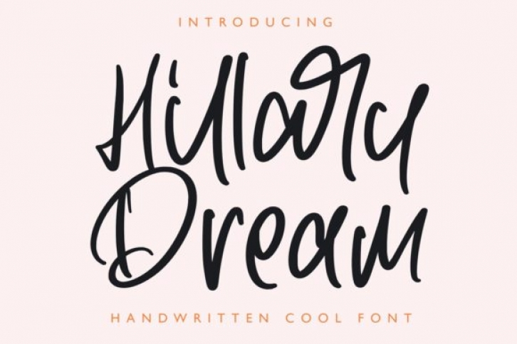 Hillary Dream Font Download